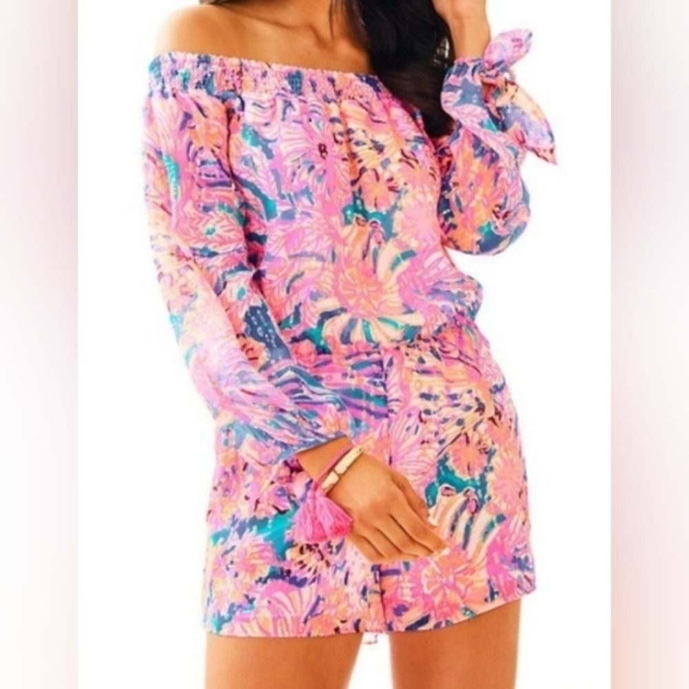 Lilly pulitzer Myri Romper size small.